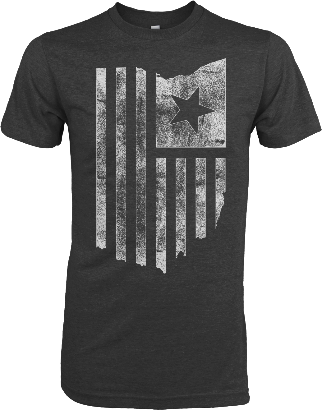 Image Of Ohio American Flag Black - Elvis Presley (1200x1688), Png Download