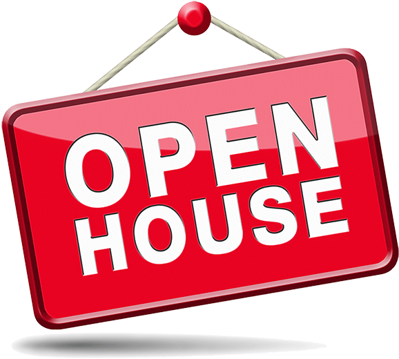 Open House Sign - Open House (600x574), Png Download