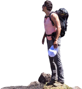 Bottom Hiker Rev1 - Garden Gnome (468x380), Png Download