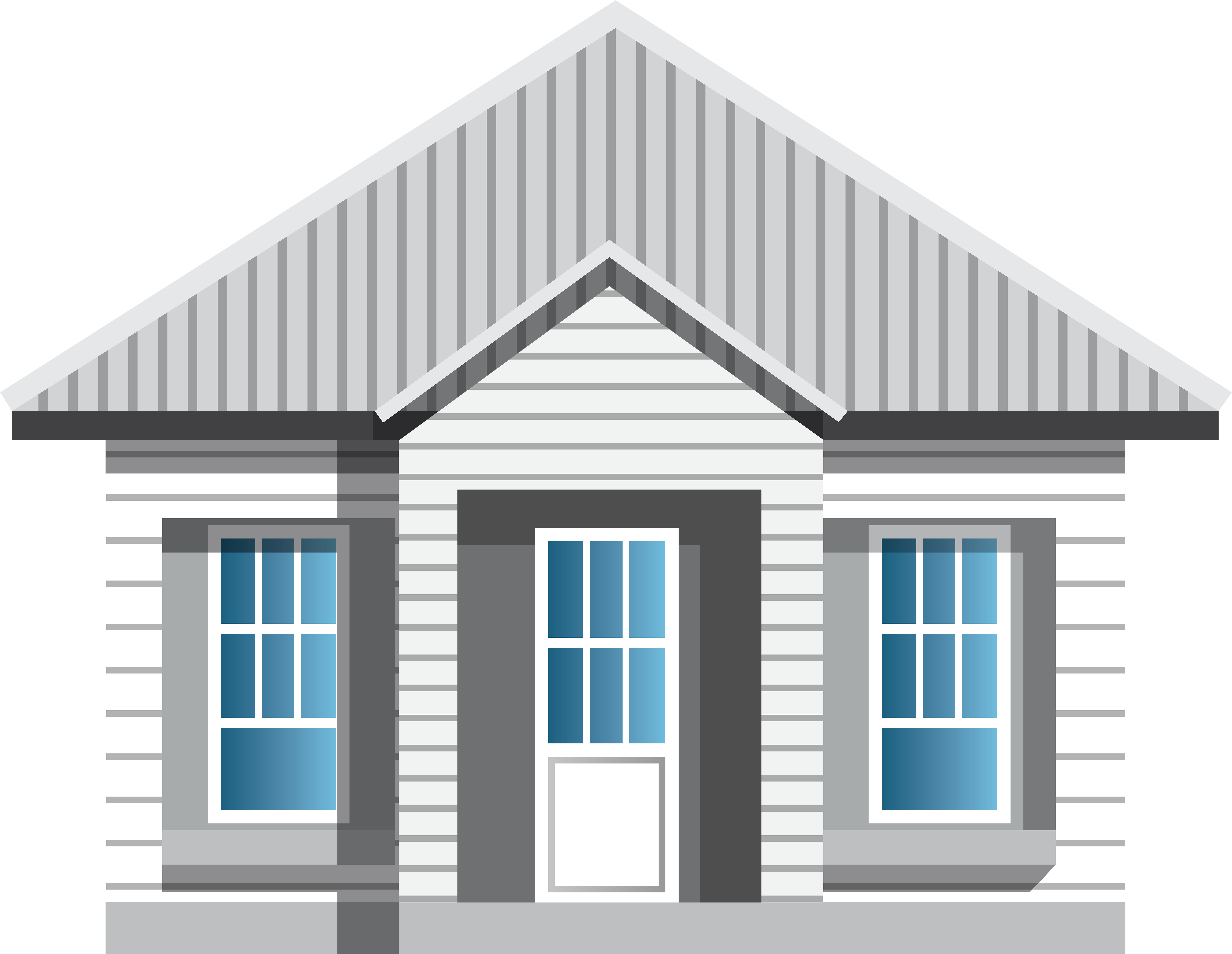 White House Png Clip Art - Siding Clip Art (6000x4663), Png Download