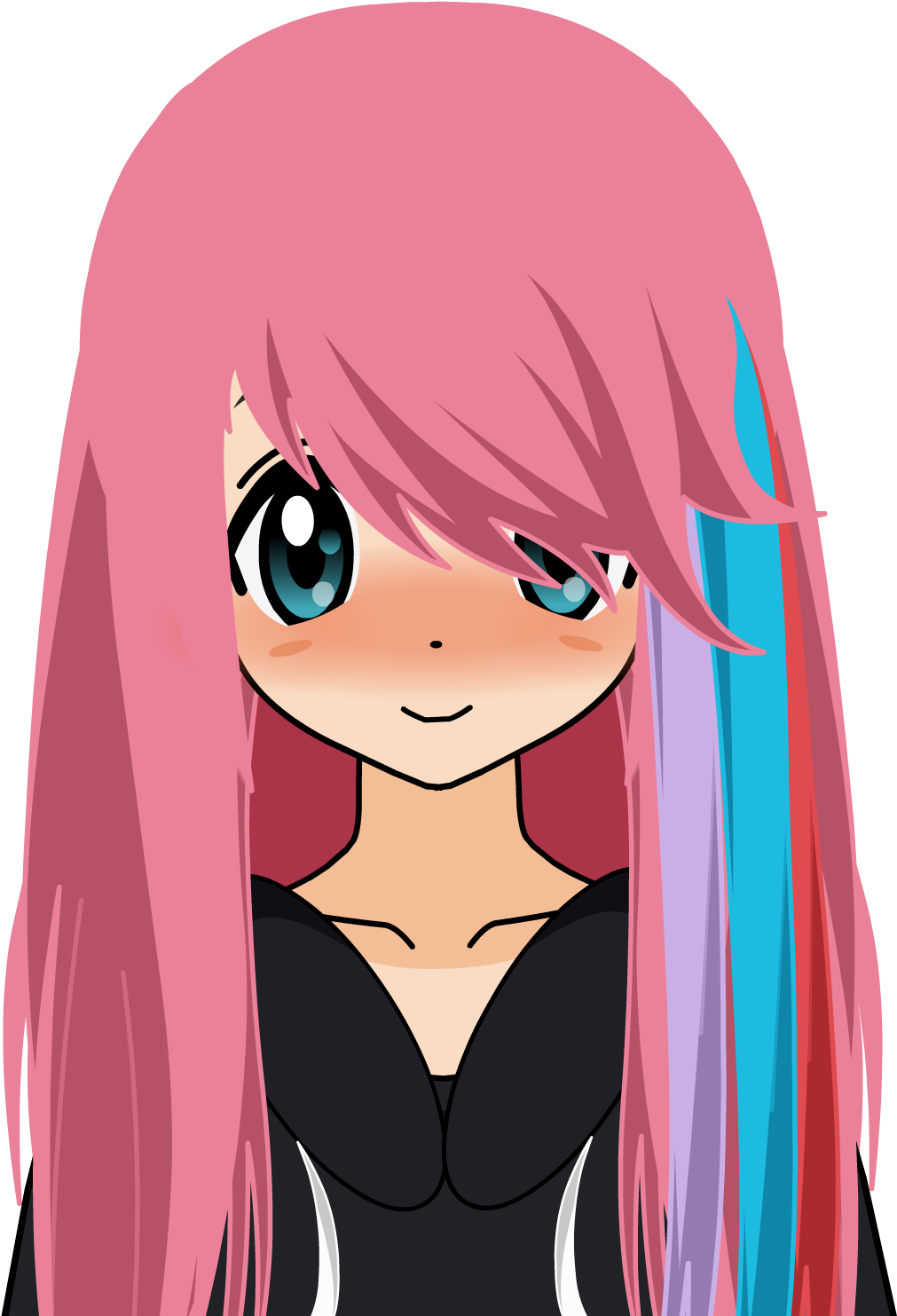 Emo Gurl - Yandere Simulator (2000x1500), Png Download