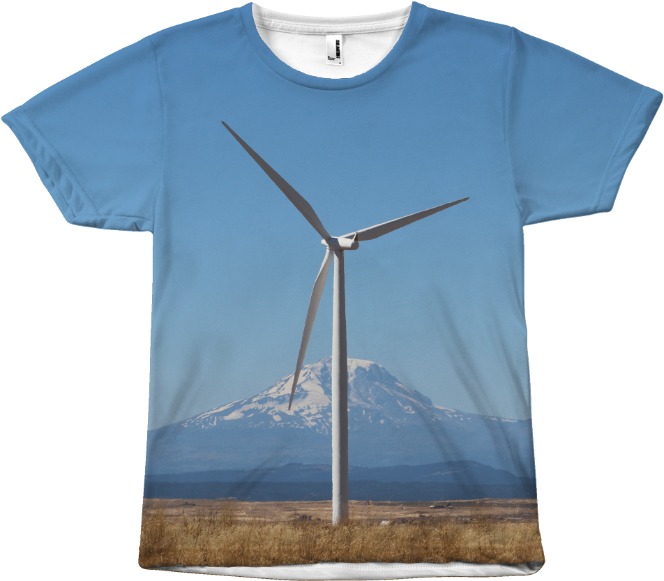 Windy Flat T-shirt - Shirt (1024x1024), Png Download