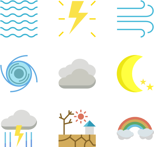 Weather - Windy (600x564), Png Download