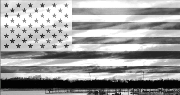 Patriotic Army American Flag Design - Plank (1280x720), Png Download