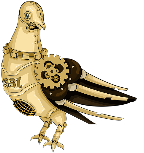 Steam Pigeon - Osprey (784x554), Png Download