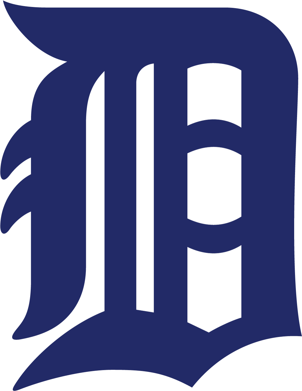 Detroit Tigers Logo Vector - Fathead Detroit Tigers Baseball Logo Wall Decal (1200x1493), Png Download