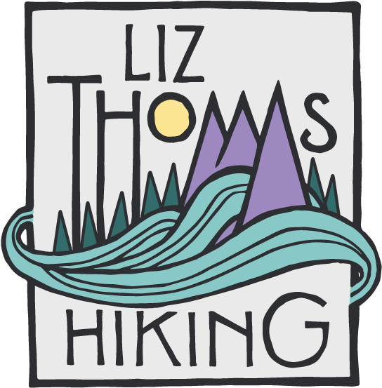 Liz Thomas Hiking - Hiking (585x648), Png Download