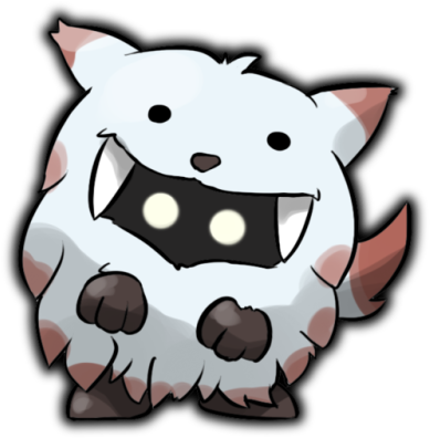 Pokemon Gold Beta Wolfman (500x500), Png Download