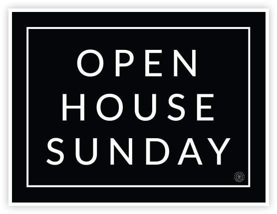 Open House Sunday - Poster (600x600), Png Download