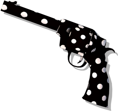 Black Polka Dot - Polka Dot (420x420), Png Download