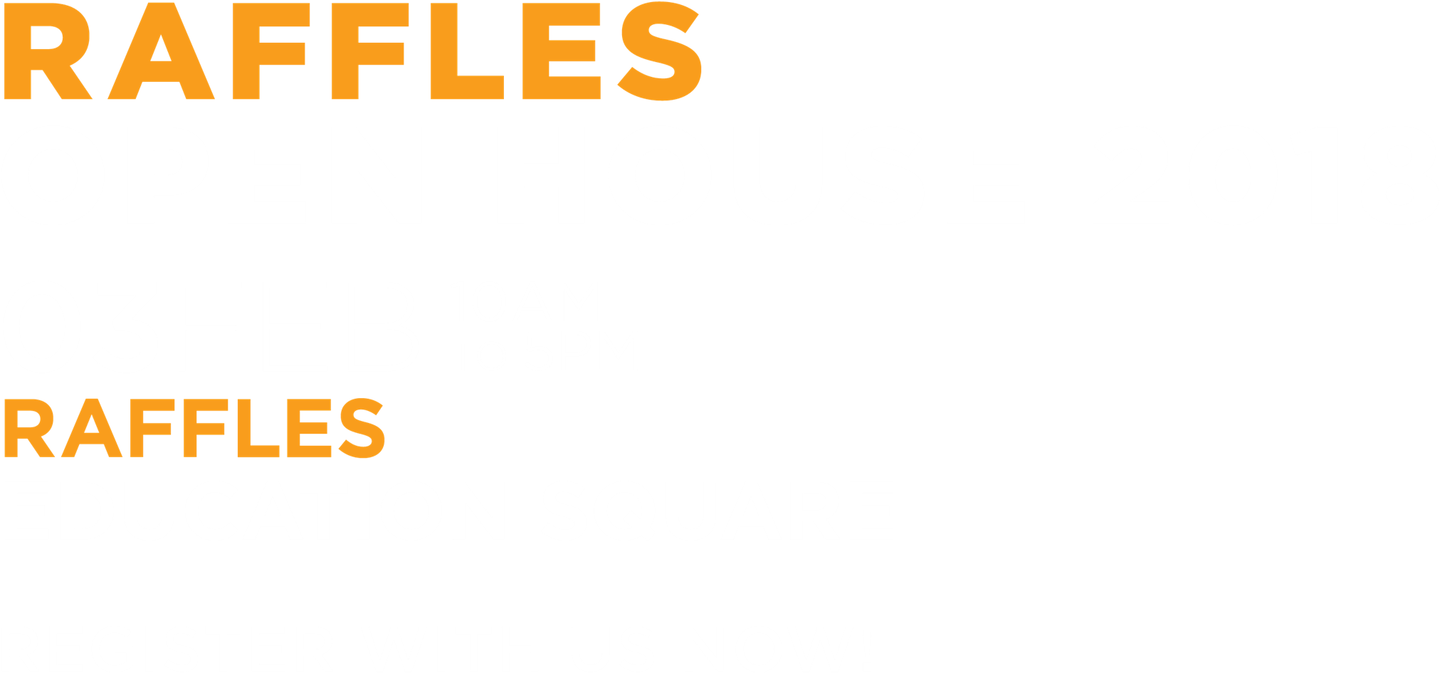 Open House Secondary School Singapore 2018 (2048x992), Png Download
