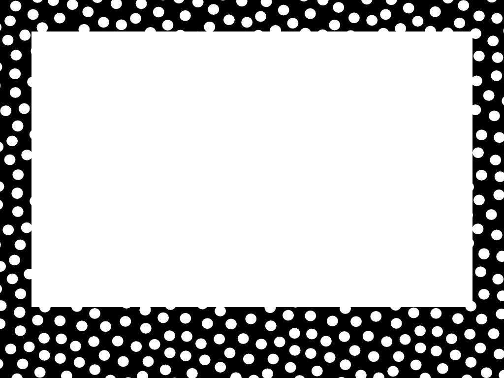 Free Polka Dot Border Clip Art - Black And White Polka Dot Border Clipart (1024x768), Png Download