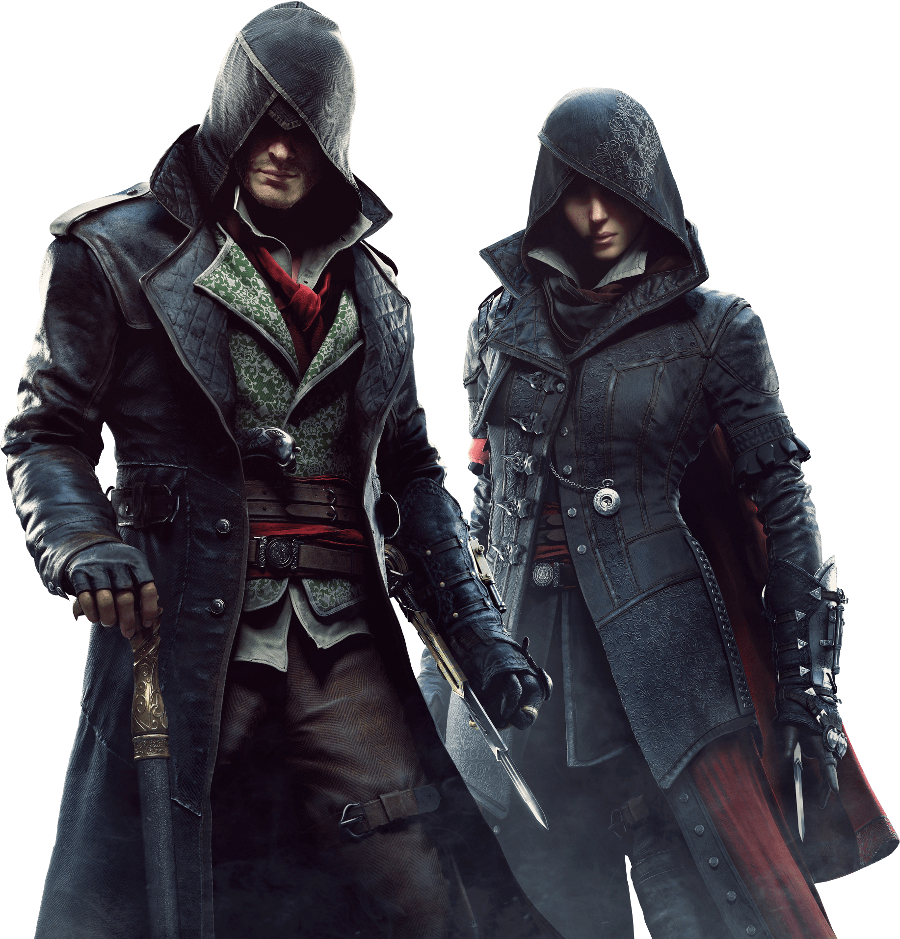 Assassins Creed Couple - Assassin's Creed Syndicate Cosplay Costumes (1944x1944), Png Download