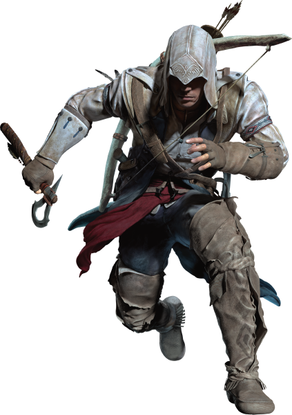 Assassin's Creed 3 Png (423x600), Png Download