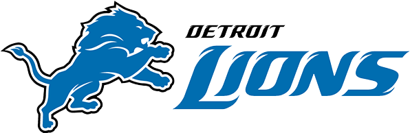 Corporate - Wincraft Detroit Lions 3" X 10" Logo (600x600), Png Download