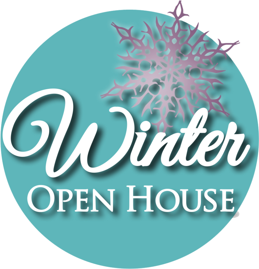 Downtown Winter Open House - Circle (1024x1024), Png Download
