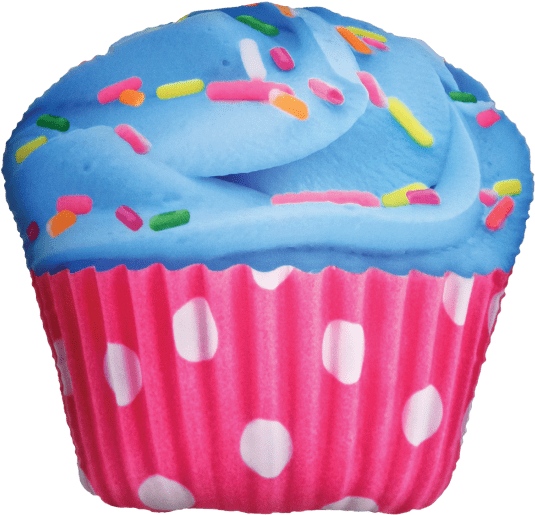 Picture Of Polka Dot Cupcake Scented Microbead Pillow - Cupcake Scented Mini Pillow (550x550), Png Download