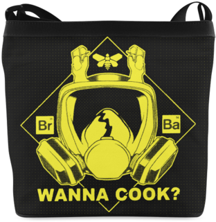 Sale Breaking Bad Wanna Cook Designer Shoulder Sling - Golden Moth Chemical Design (480x480), Png Download