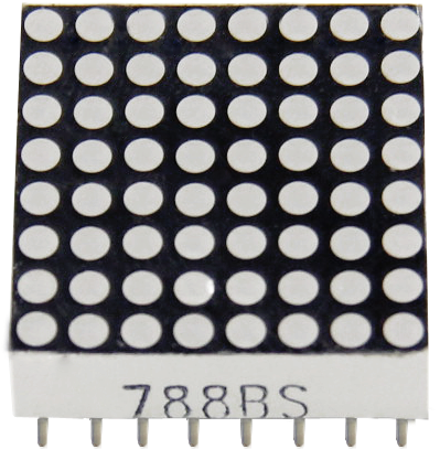 Led Dot Matrix Max7219 8x8 Led Matrix Kit Full Size Png Download Seekpng
