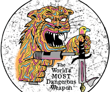Danger Tiger (404x316), Png Download