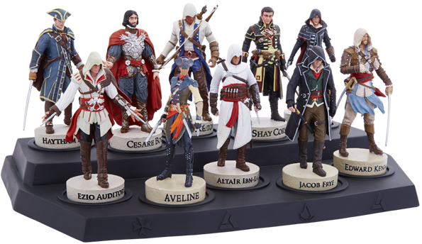 Assassin's Creed - Assassin's Creed Figurine Collection (595x344), Png Download