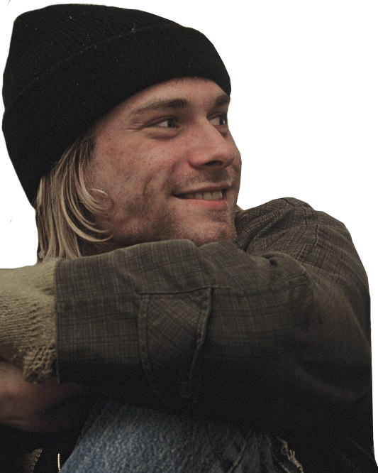 #kurt Cobain Png #nirvana #nirvanakurtcobain #нирвана - Kurt Cobain With Beanie (533x666), Png Download