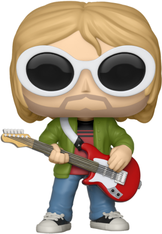 Kurt Cobain In Sunglasses Pop Vinyl Figure - Kurt Cobain Funko Pop (560x560), Png Download