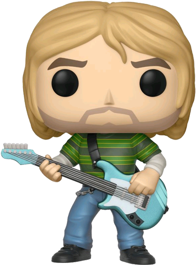Kurt Cobain Pop Vinyl Figure - Nirvana Funko Pop (600x600), Png Download