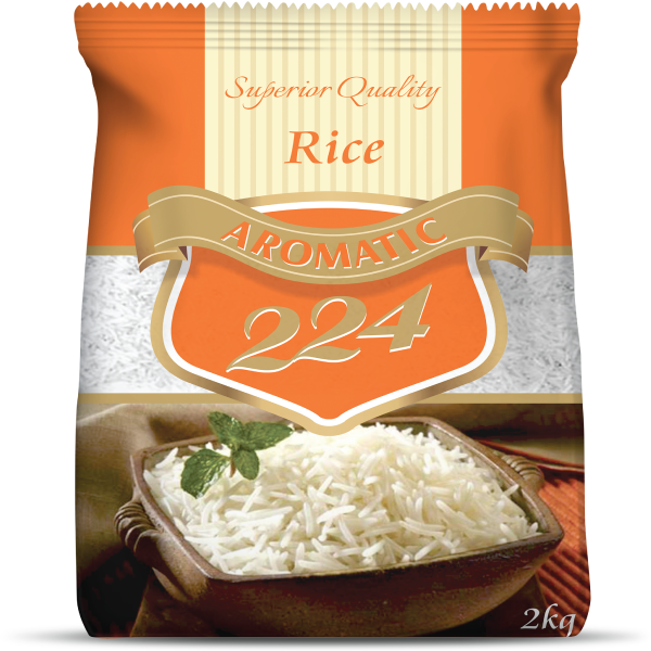 224 Aromatic Rice - Steamed Basmati Rice (600x600), Png Download