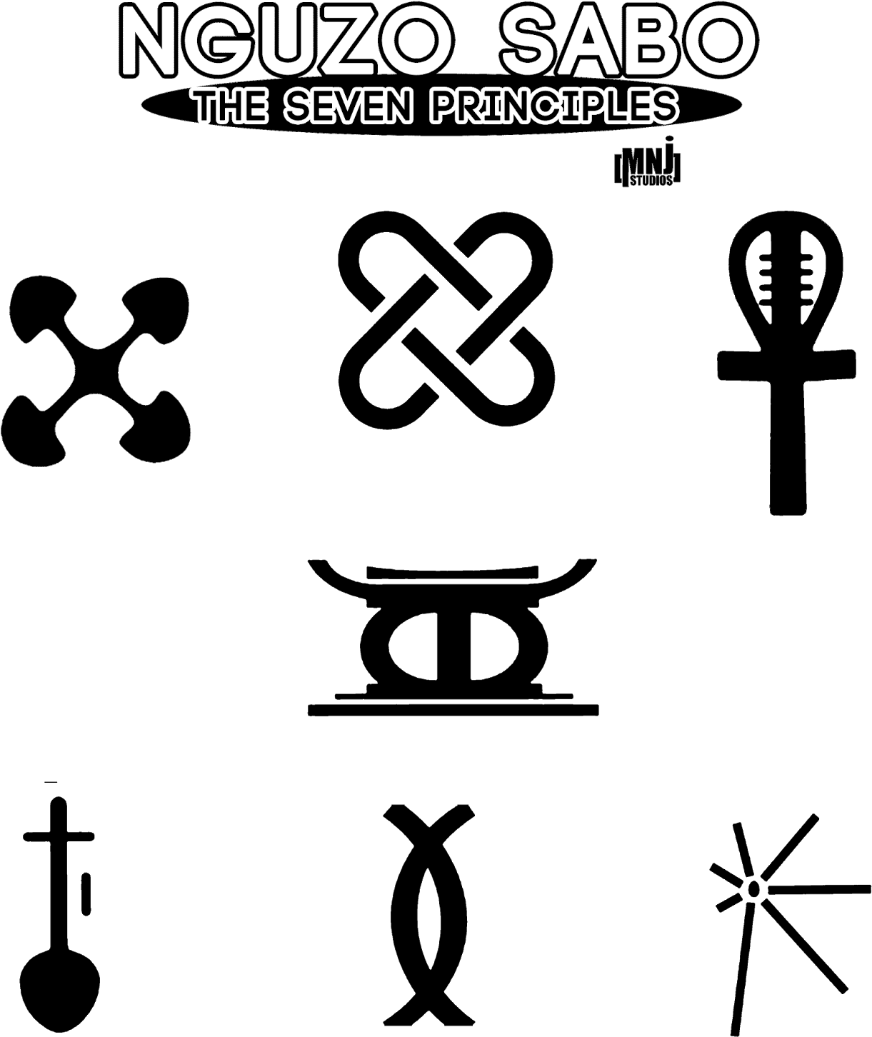 Png Symbols By Marika @mnjstudios - Kwanzaa Symbols (1371x1600), Png Download