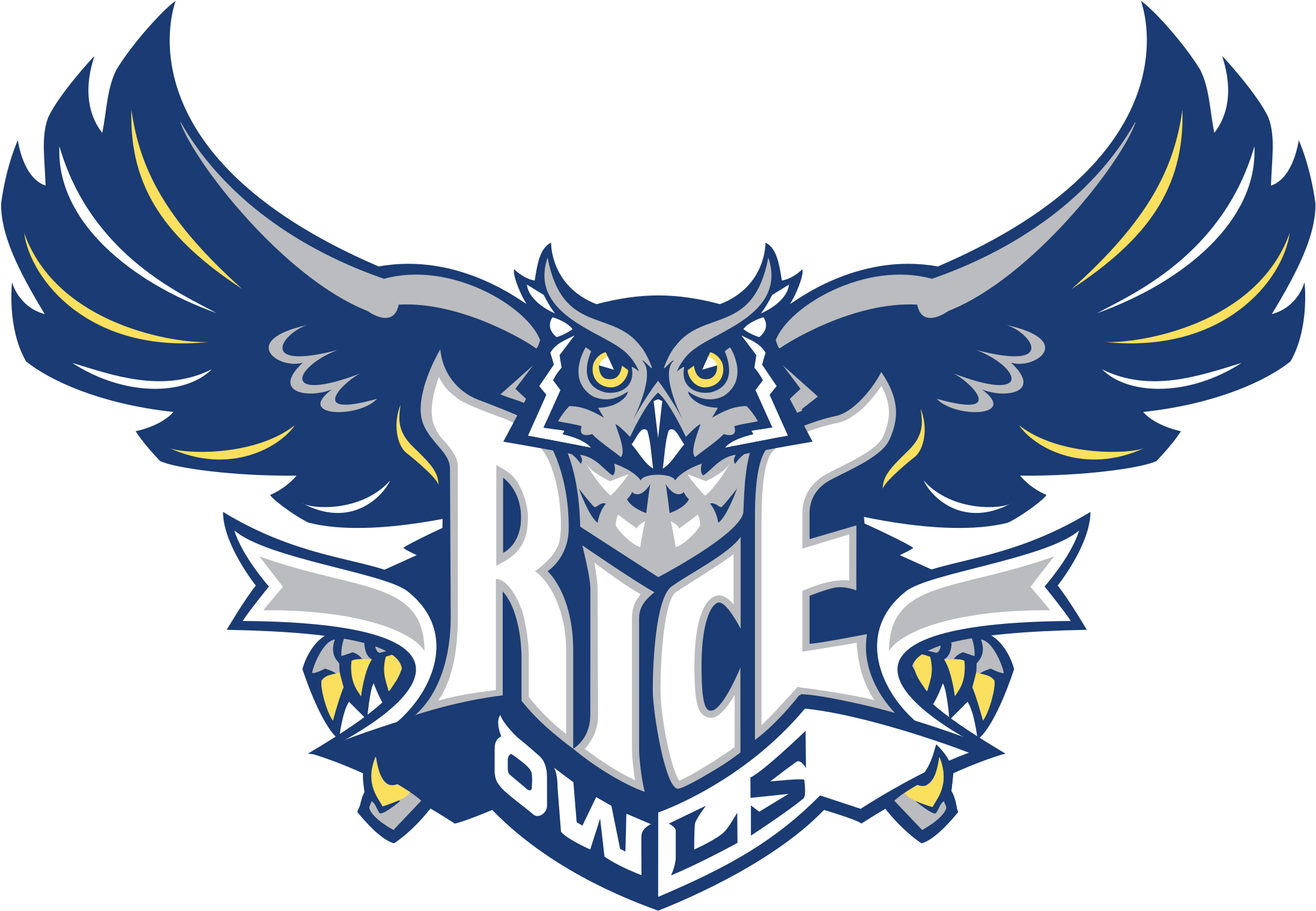 Rice Owls Logo Png Transparent - Rice Owls (2400x2400), Png Download