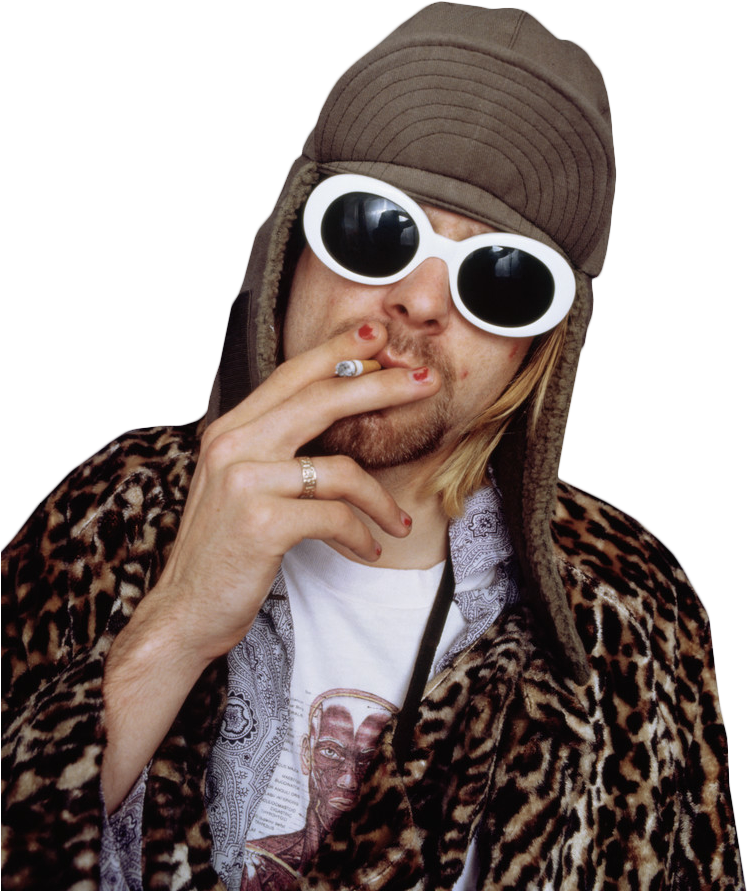 Titled 'kurt Cobain - Kurt Cobain Photoshoot (801x1024), Png Download