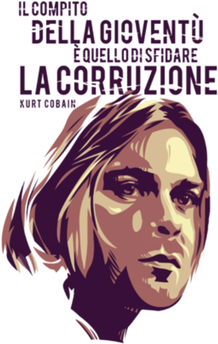 100% Eco Sostenibile, 100% Equo Solidale - Kurt Cobain Frasi Societa (1024x1505), Png Download