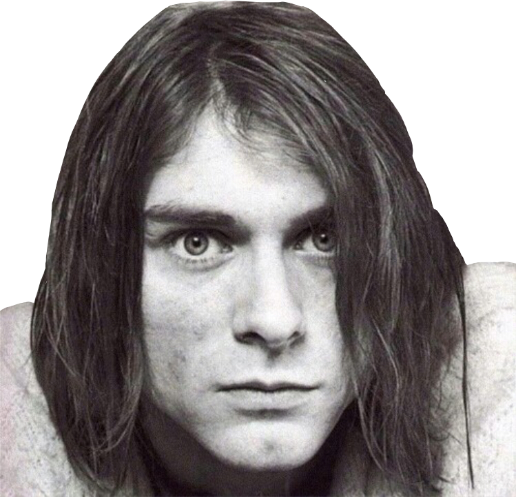 Kurtcobain Kurt Cobain Nirvana Grunge Grungemusic Freet - Kurt Donald Cobain (749x722), Png Download