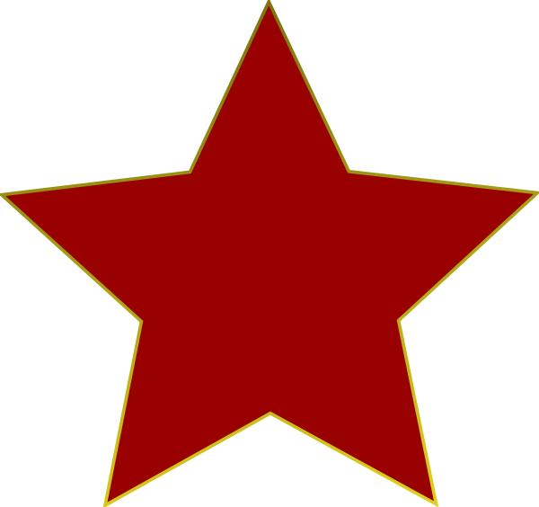 Pictures Of Red Stars Free Download Best Pictures Of - Dark Red Star Png (600x564), Png Download