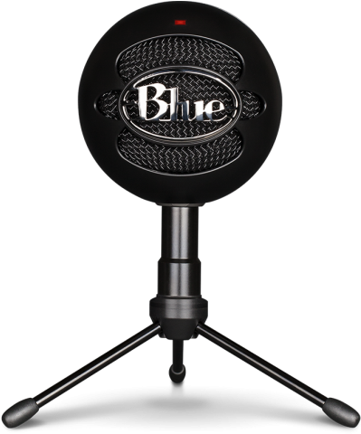 Microphone Png Free Download On Mbtskoudsalg Picture - Blue Microphones Snowball Ice Microphone - Black (412x480), Png Download