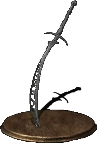 Pontiff Knight Curved Sword - Carthus Curved Sword (348x472), Png Download