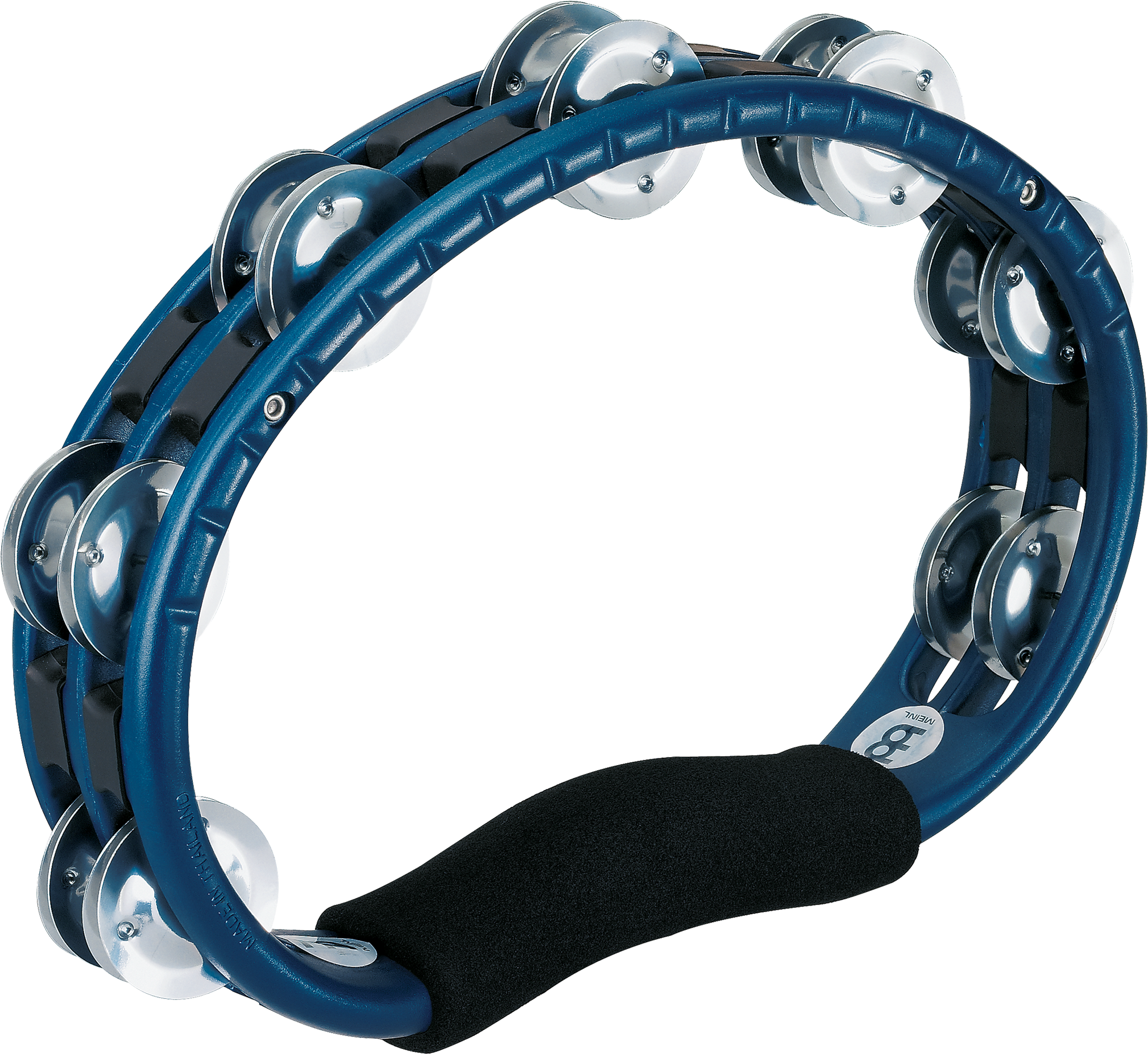 Hand Held Traditional Abs Tambourine, Aluminum Jingles - Meinl Hand Held Tambourine Blue (3600x2700), Png Download