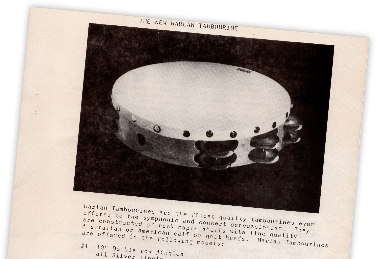 A Tambourine 40 Years In The Making - Alt Attribute (1920x1080), Png Download