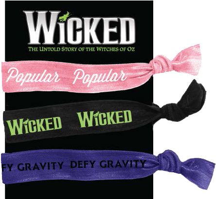 Logo Hair Tie Set - Wicked The Musical (576x576), Png Download