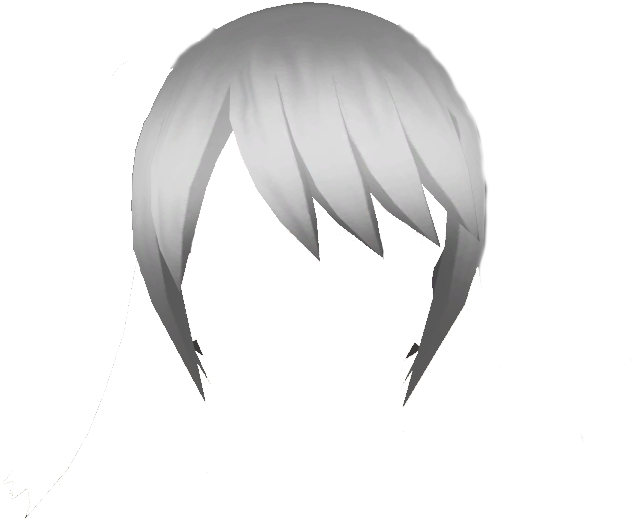 Koharu Hinata New Hair Parts - Koharu Hair De Yandere (674x593), Png Download