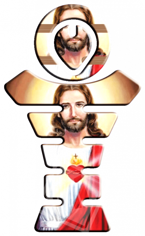 Adesivo Protetor De Tanque E Bocal Jesus Cristo - Cristo Jesus Png (800x800), Png Download