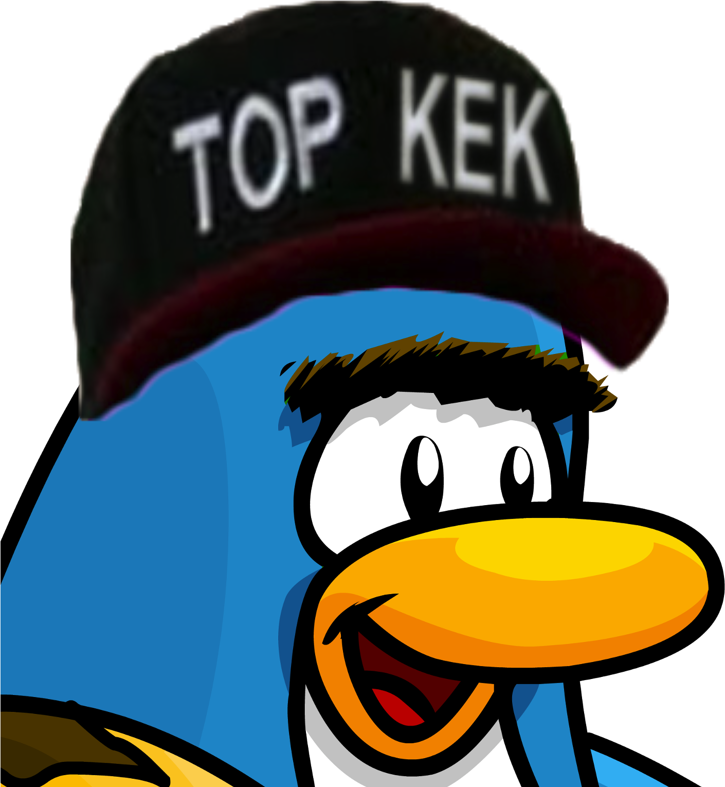 Latestcb=20150414001359 - Top Kek Club Penguin (1457x1545), Png Download