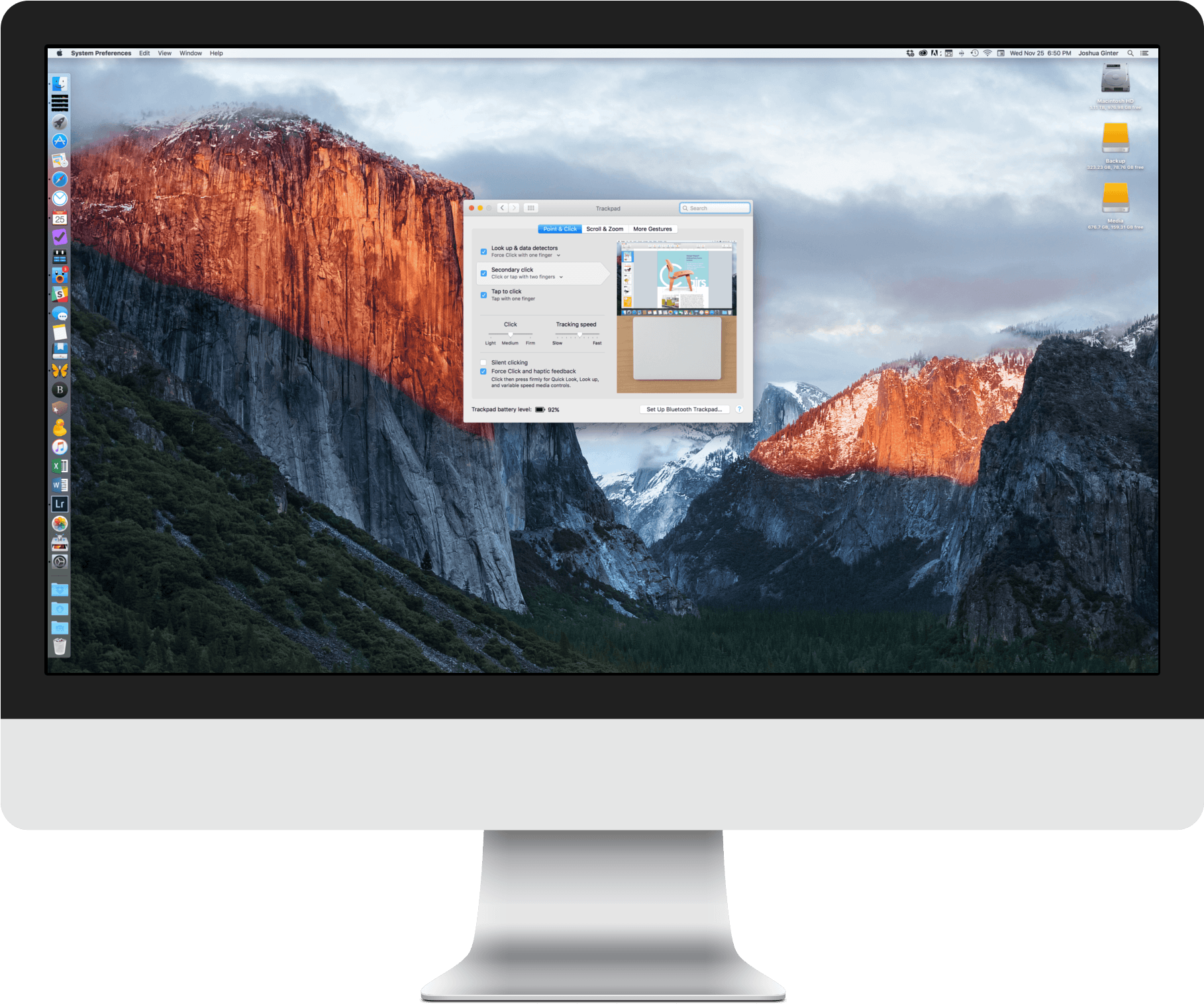 Apple Magic Keyboard And Trackpad - Macbook Safari El Capitan (2000x2000), Png Download