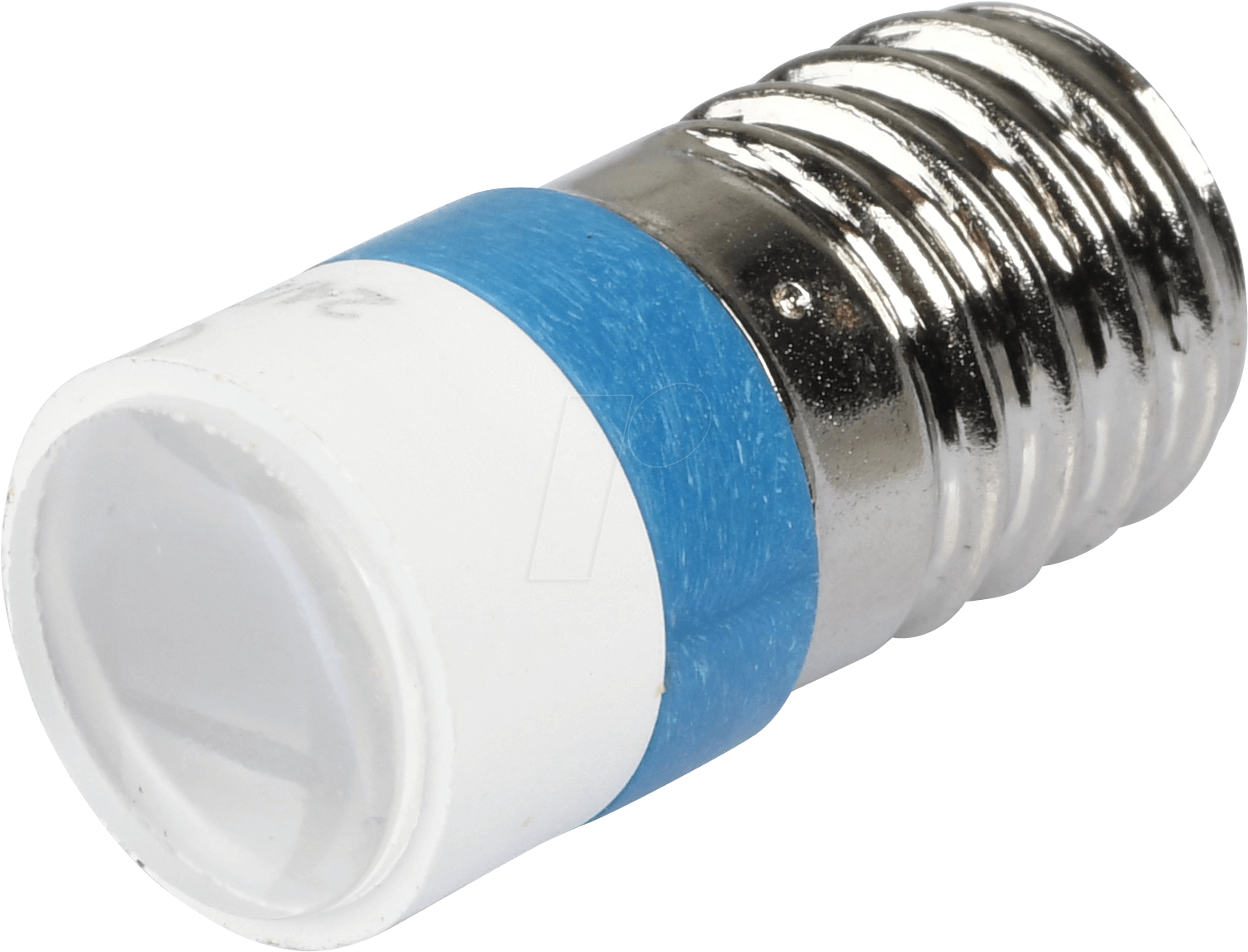 Led Spot Light, E10, 24v Ac/dc, Blue Signal Construct - Nipple (1620x1218), Png Download