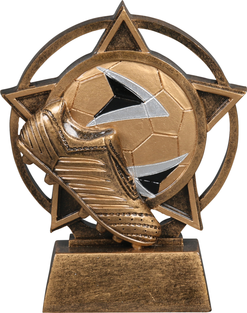 56915gs Orbit Resin Soccer Trophy - Resin (808x1024), Png Download
