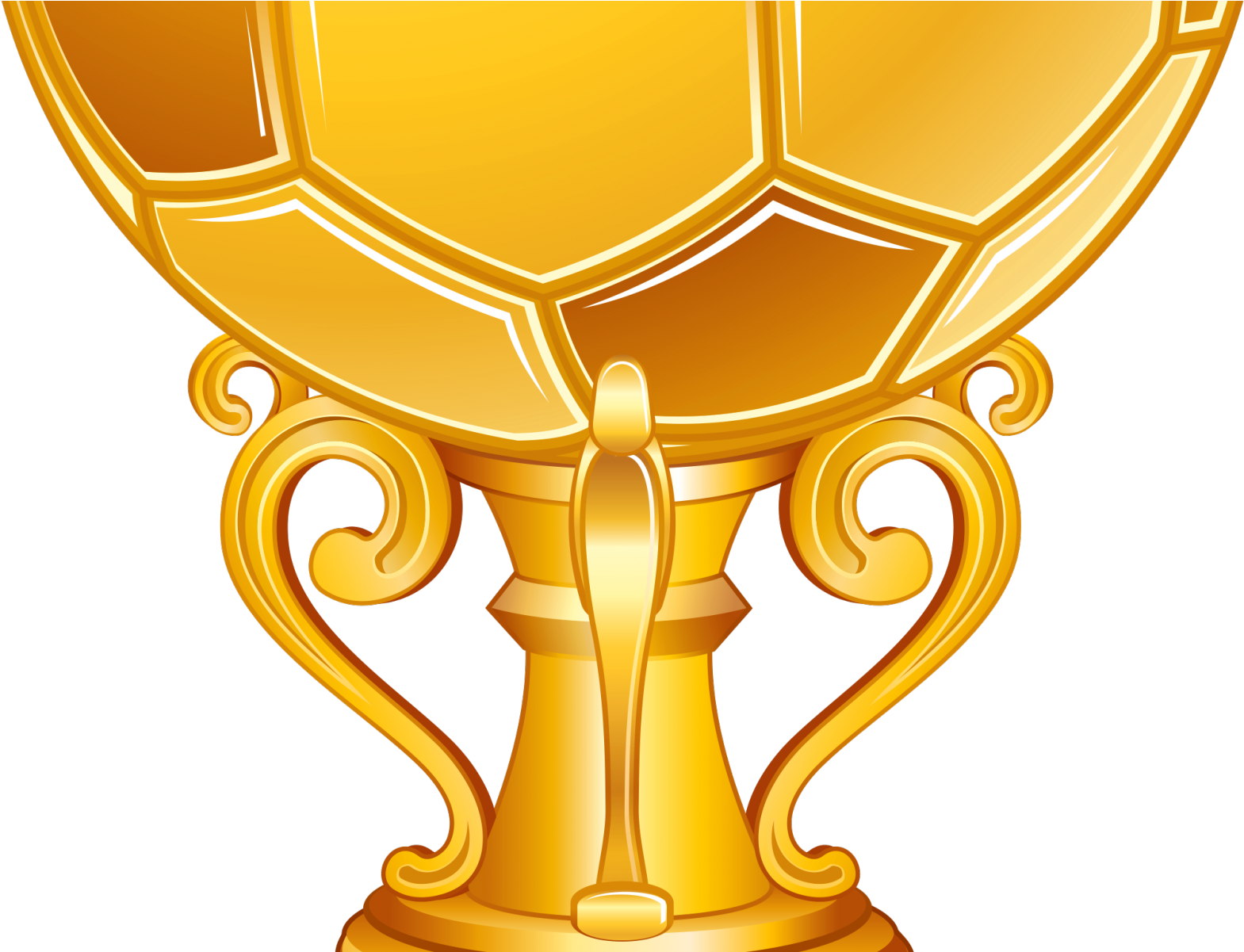 Football Trophy Clipart - Free Soccer Trophy Vector (1920x1200), Png Download