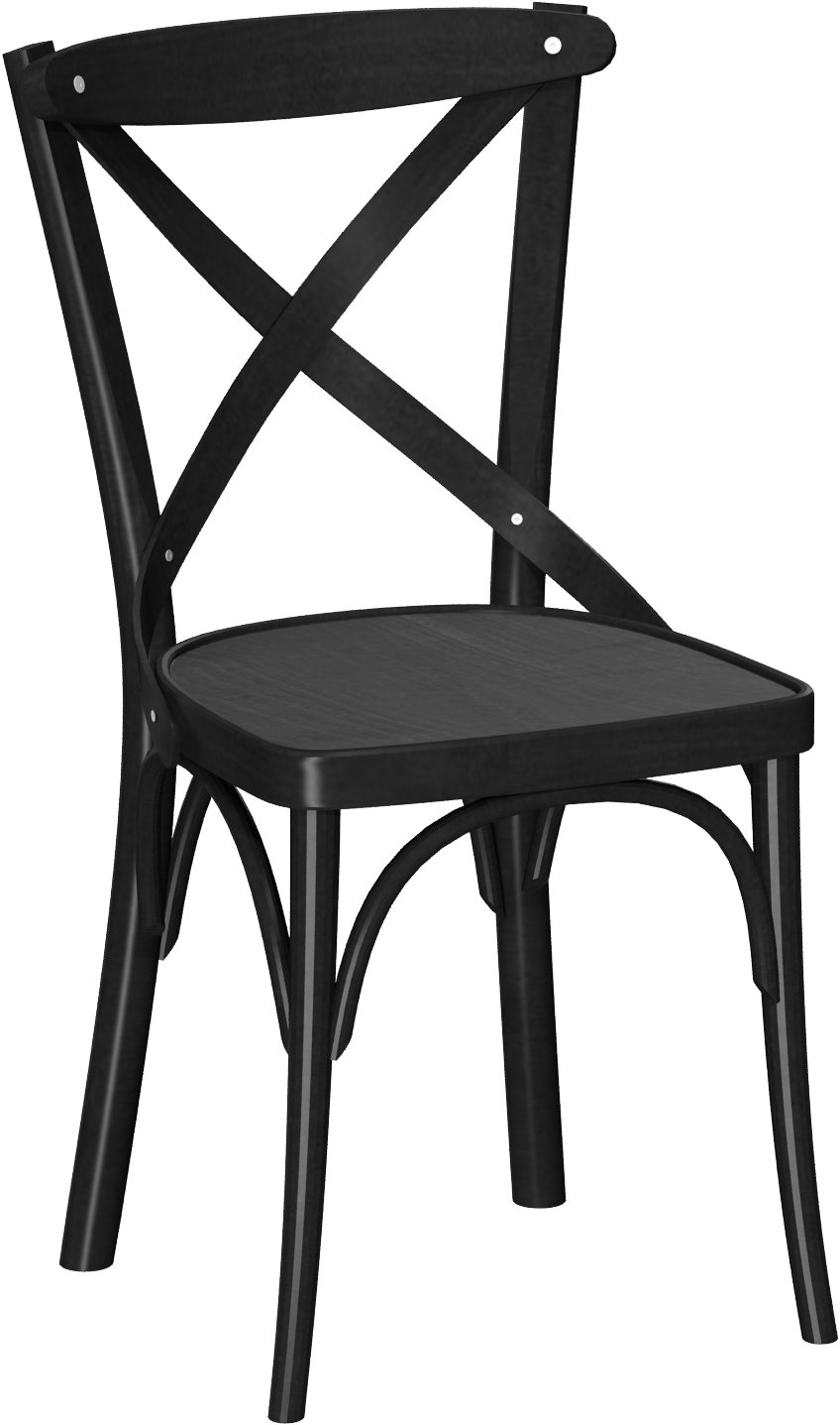 Black Wooden Dining Chairs (867x1456), Png Download
