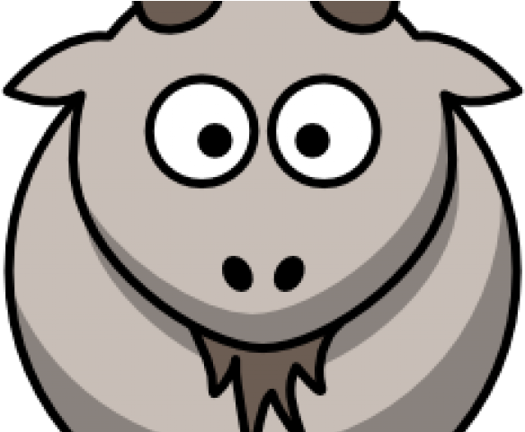 Mountain Goat Clipart Gaot - Cartoon Goat Png (640x480), Png Download