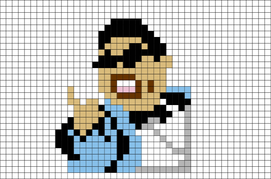 #psy #gangnamstyle #8bit #pixelart - Pixel Art Gangnam Style (880x581), Png Download